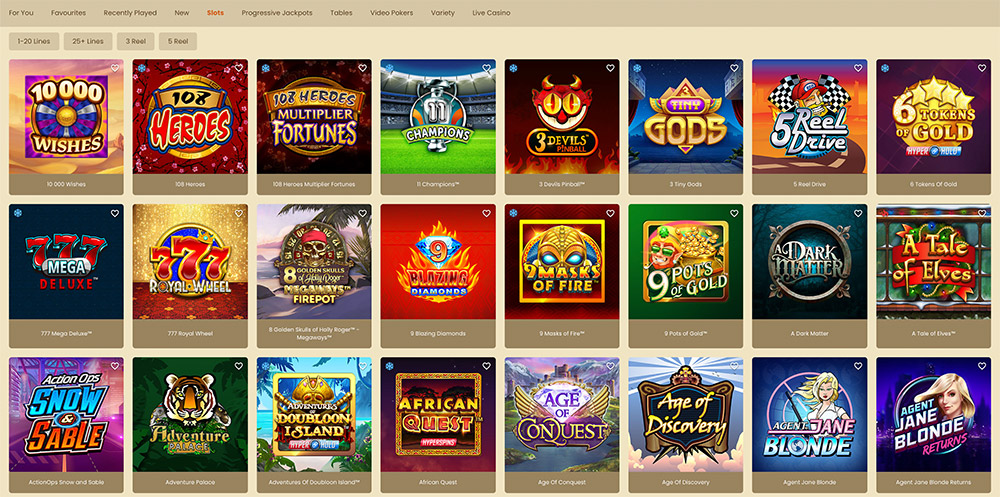 Captain Cooks Casino Review