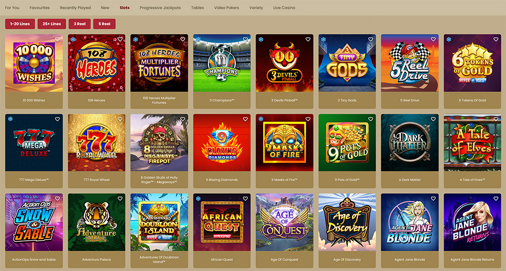 Villento Casino Online slots