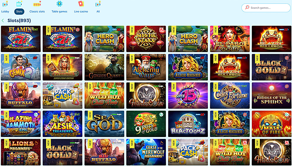 PlayFrank Casino Games