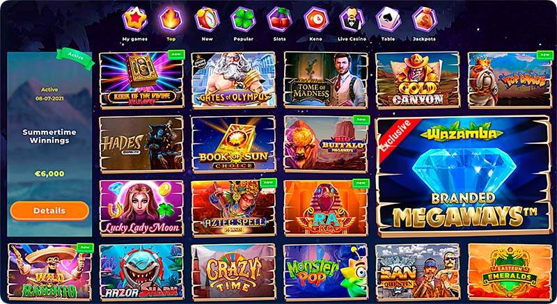 Wazamba Casino Online Slots