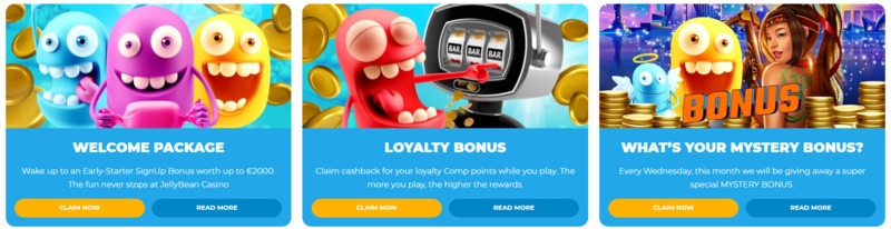 JellyBean Casino bonuses