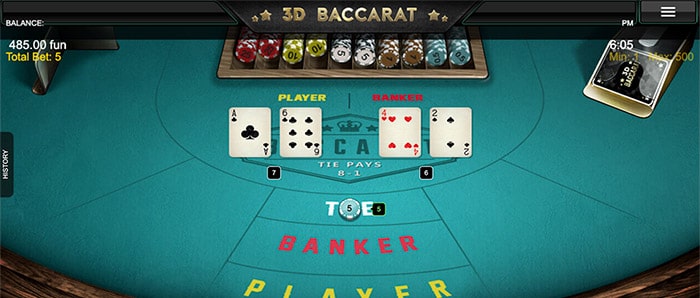 3D Baccarat